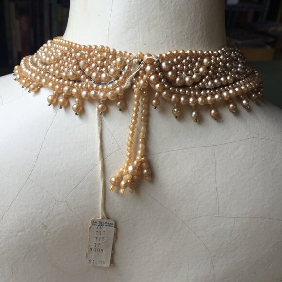 Vintage 60's Pearl Collar - NWT Japan - Picture 8 of 8